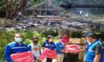 Dua Unit Rumah Terbakar di Tikala, Dinas Sosial Salurkan Bantuan