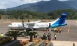Jelang Kedatangan Presiden, Pesawat Garuda Proving Flight di Bandara Toraja