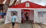 Dinsos Toraja Utara Pasang Shelter dan Salurkan Bantuan ke Korban Kebakaran di Pangli