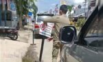 Satpol PP Toraja UtaraTertibkan Plang “Dilarang Parkir Kecuali Pelanggan”