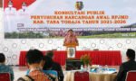 Pemda Tana Toraja Gelar Konsultasi Publik Penyusunan Rancangan Awal RPJMD Tahun 2021-2026