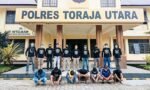 8 Terduga Pelaku Judi “Tedong Silaga” Ditangkap Timsus Singgalung Polres Toraja Utara