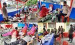 Jelang Hari Bhayangkara ke 75, Polres Toraja Utara Gelar Bakti Sosial Donor Darah