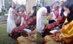 Mengharukan, Ibu Berjilbab Ini Dampingi Anak Gadisnya Mengikuti Peneguhan Sidi di Gereja Toraja