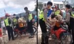Viral, Bocah di Toraja Utara Ini Menangis Meraung-raung Saat Motornya Ditilang