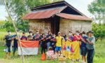 Maknai HUT RI ke-76, Pemuda Perbatasan Salubarana’, Bonggakaradeng Bagi-bagi Sembako