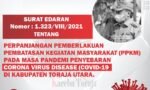 Pembatasan Kegiatan Masyarakat di Toraja Utara Diperpanjang Hingga 15 Agustus