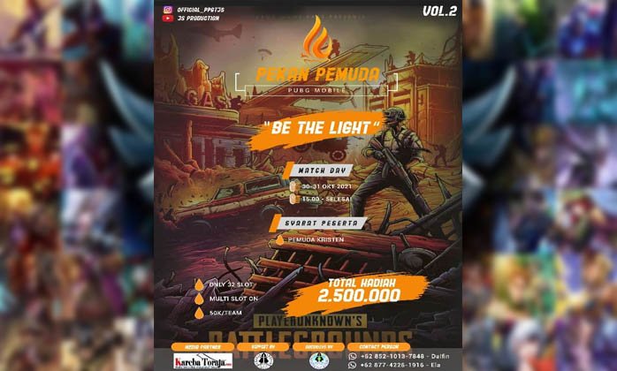 Ada Lomba PUBG dan Mobile Legends di Pekan Pemuda PPGT Sudiang, Ikutan Yuk!