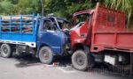 2 Truk Bertabrakan di Jalan Poros Madandan, 1 Penumpang Meninggal Dunia