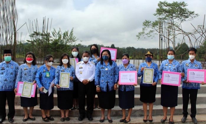 Ini Daftar Puskesmas di Toraja Utara yang Dapat Penghargaan pada Harkenas ke-57