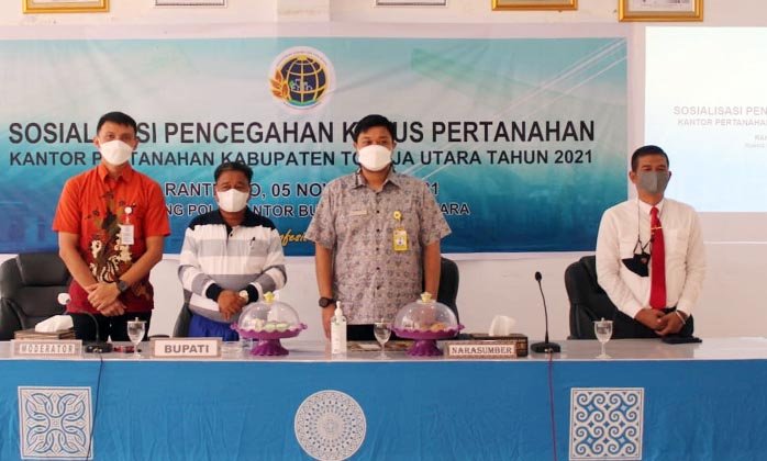 Bupati Harap Kasus Tanah di Toraja Utara Diselesaikan Secara Kekeluargaan