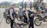 Antisipasi Aksi Freestyle, Polisi Amankan 8 Sepeda Motor di Sekitar Bandar Udara Rantetayo