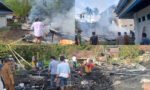 Dua Unit Rumah Warga Ludes Terbakar di Bonggakaradeng, Tana Toraja