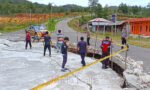 Badan Jalan Poros Bandara Toraja Amblas, Nyaris Putus