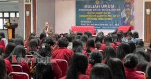 Prodi Manajemen UKI Toraja Gelar Kuliah Umum: Menaklukkan Pasar di Era Kecerdasan Buatan