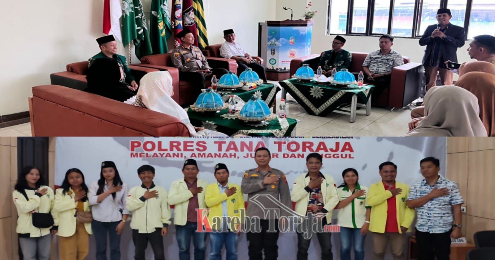 Perkuat Sinergi, Kapolres Tana Toraja Silaturahmi dengan PD Muhammadiyah dan Pemuda Katolik