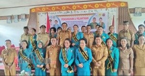 Tim Penggerak PKK Tingkat Kecamatan, Lembang dan Kelurahan Se-Kecamatan Mengkendek Resmi Dilantik