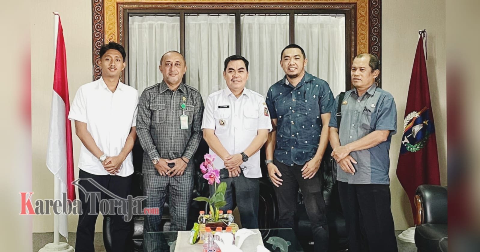 Audiensi dengan Bupati, Pengurus PELTI Harap Tana Toraja Miliki Lapangan Tenis Standar Nasional