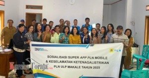 PLN ULP Makale Gencar Sosialisasi Keselamatan Ketenagalistrikan dan Aplikasi PLN Mobile di Wilayah Tana Toraja