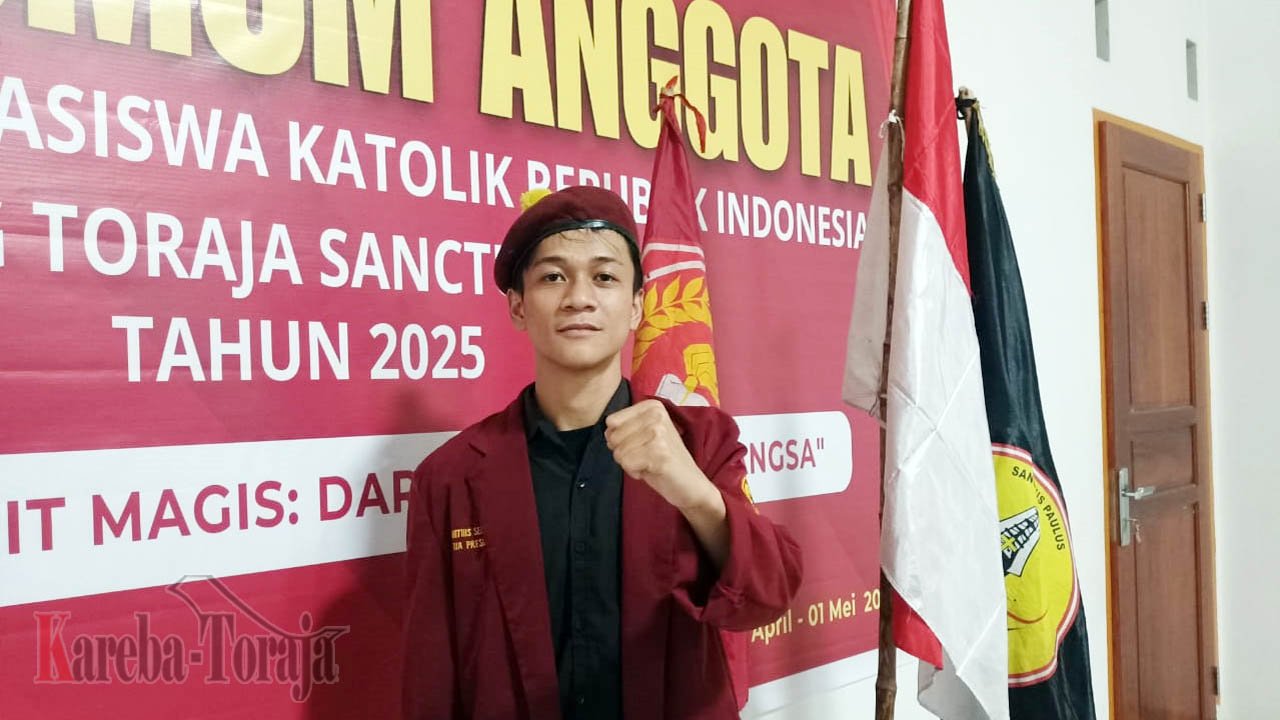 Terpilih Ketua Presidium PMKRI Toraja, Imanuel Siap Bersinergi dengan Semua Pihak