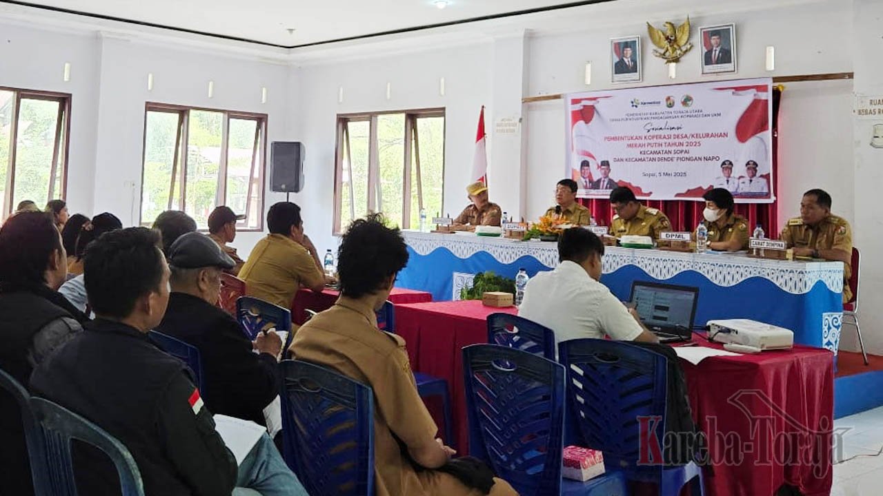 Koperasi Merah Putih Mulai Disosialisasikan di Kabupaten Toraja Utara