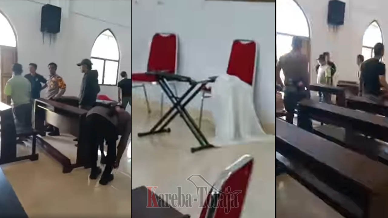 Selain di Makale, Pencurian Barang Gereja Juga Terjadi di Tondon, Toraja Utara