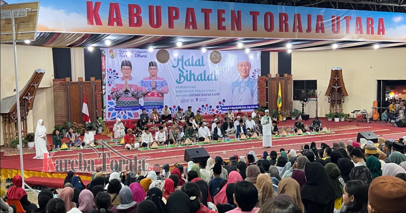 Dihadiri Ustadz Das’ad Latif, Halal Bihalal Pemda Toraja Utara Jadi Pesan Pentingnya Keharmonisan