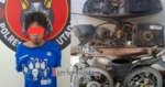 Curi Motor Lalu Dipreteli untuk Dijual Kembali, Pemuda asal Denpina Ditangkap Tim Resmob Polres Toraja Utara