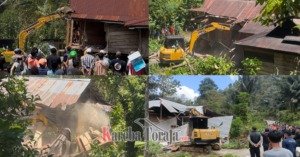 PN Makale Eksekusi Tanah Sengketa Seluas 11 Hektar dan 9 Rumah di Lembang Poton Bonggakaradeng