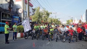 Ratusan Warga Ramaikan Fun Bike Hari Jadi Toraja Utara
