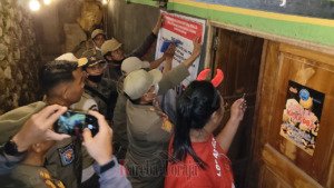 Puluhan Café Karaoke Ilegal Disegel Pemkab Tana Toraja