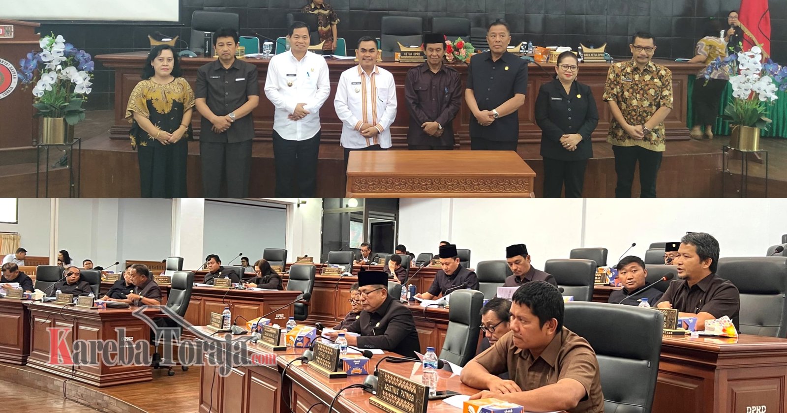 DPRD Tana Toraja Gelar Paripurna Laporan Banggar dan Persetujuan Hasil Pembahasan Rancangan APBD Perubahan T.A 2025
