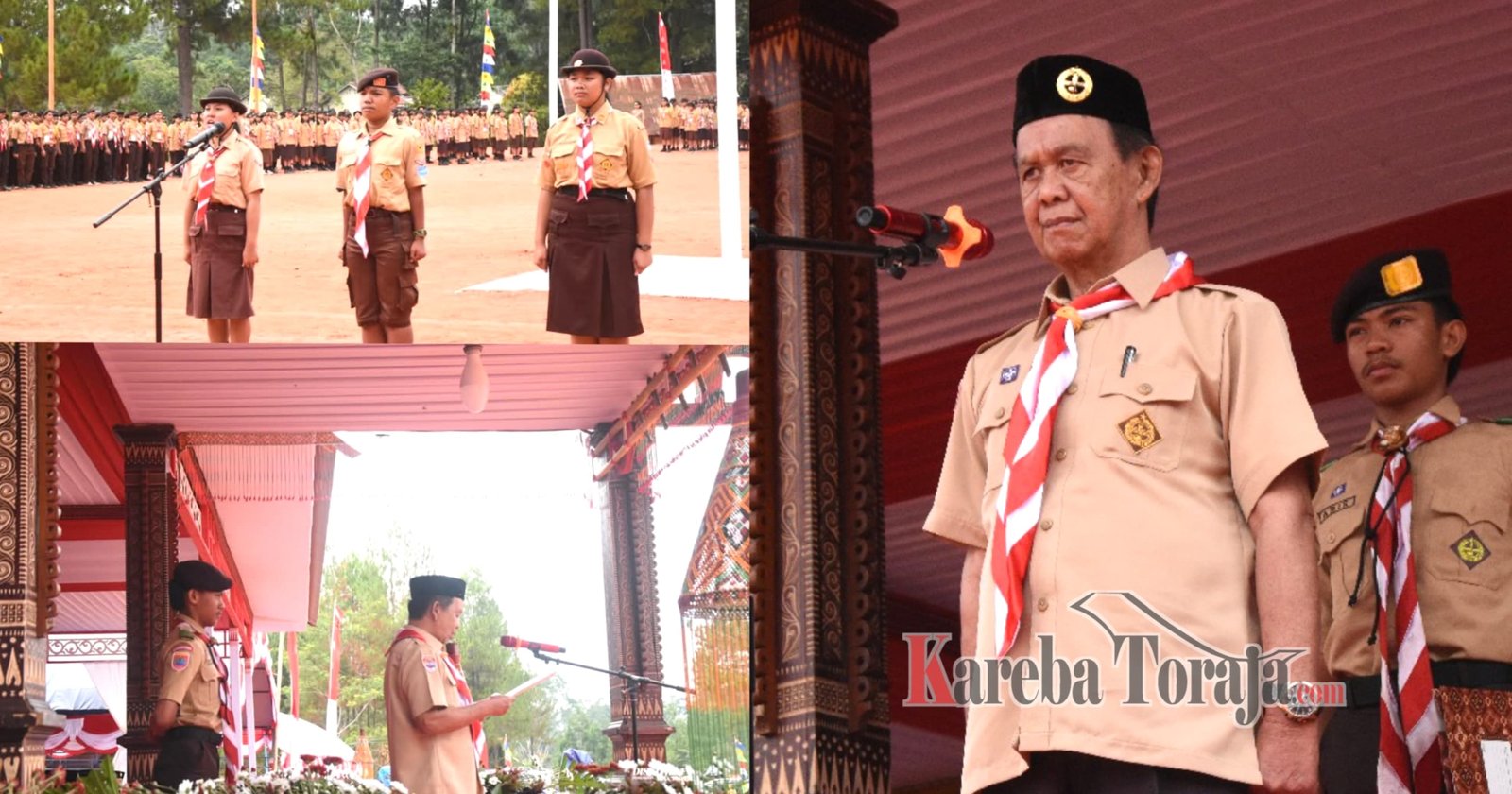 Jadi Inspektur Upacara Apel Besar Gerakan Pramuka, Ketua DPRD Tana Toraja Sampaikan Pesan Cegah Perundungan
