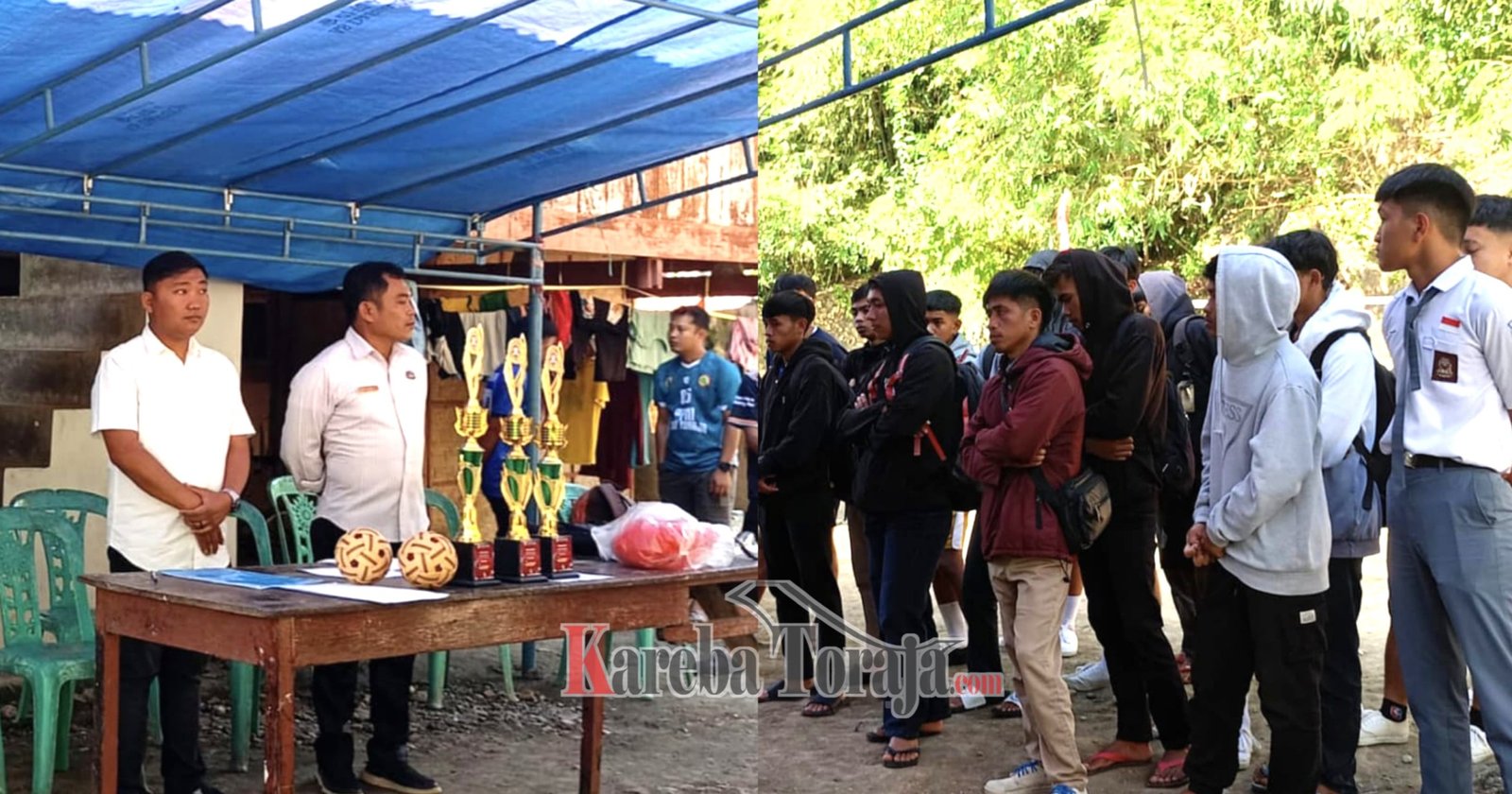 Legislator Erianus Kala’ Lembang Buka Turnamen Sepak Takraw Karang Taruna dan PKK Kelurahan Ariang Makale