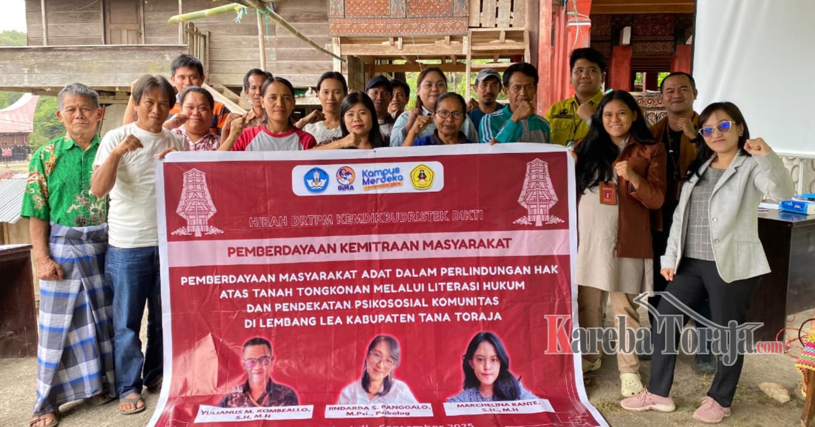 Bangun Ketahanan Komunitas, Dosen UKI Toraja Dampingi Masyarakat Lembang Lea Lindungi Hak Atas Tanah Tongkonan