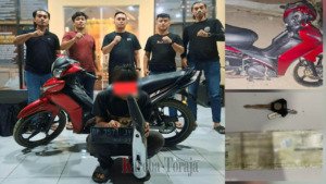 Diduga Curi Motor di Tallunglipu, Pemuda Asal Sa’dan Ulusalu Ditangkap di Luwu