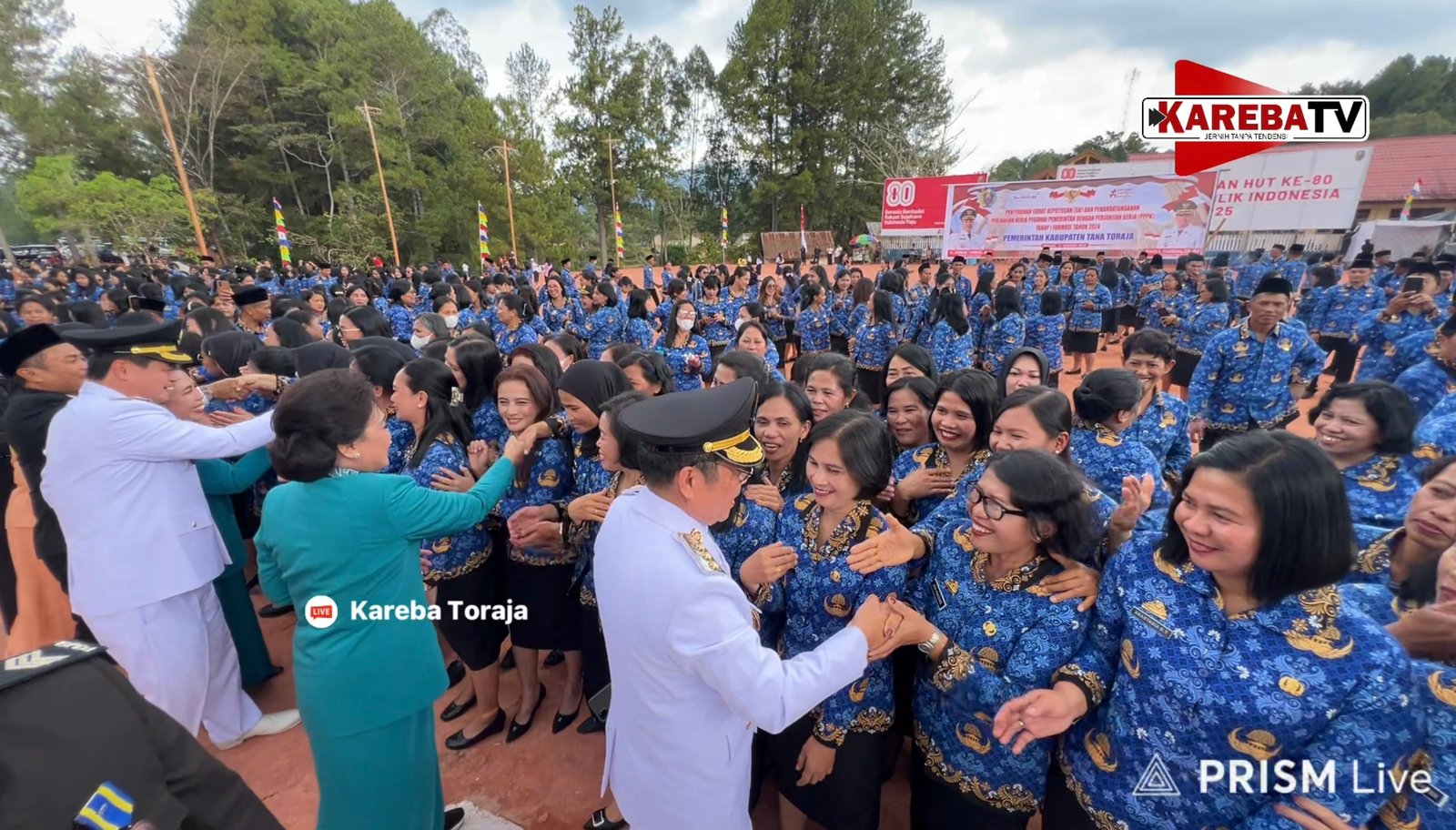 Kado HUT Ke-80 RI, 628 Tenaga PPPK Tana Toraja Terima SK Pengangkatan