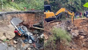 Sering Terjadi Kecelakaan, Jalan Amblas di Poros Rantapeo – Buntao Diperbaiki