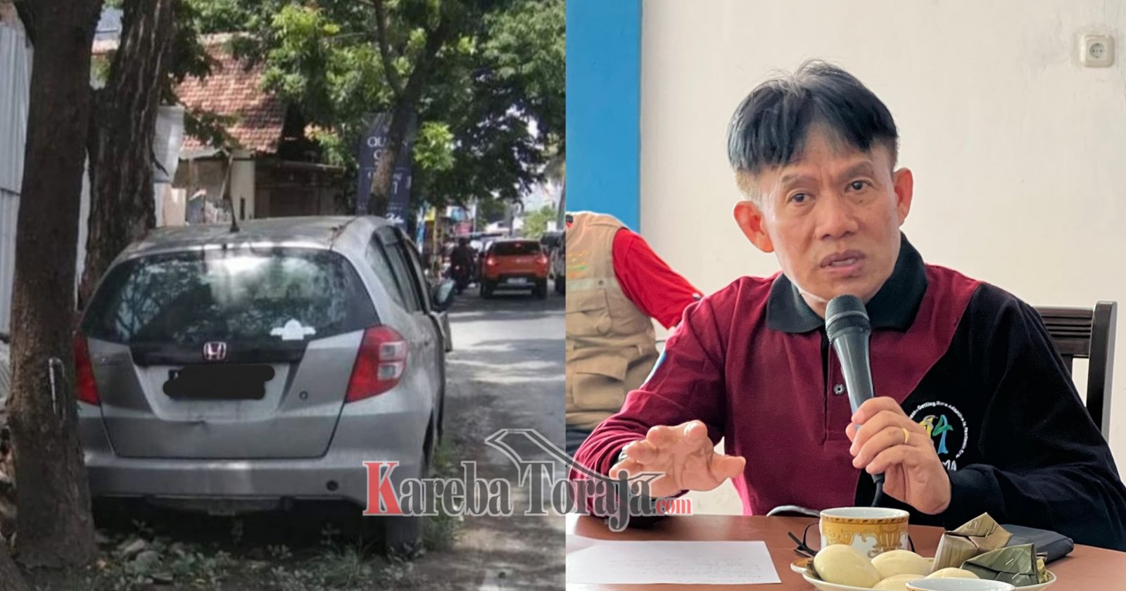 Mobil yang Dibiarkan Terparkir Berhari-Hari Dipinggir Jalan di Makale Akan Diderek Dishub