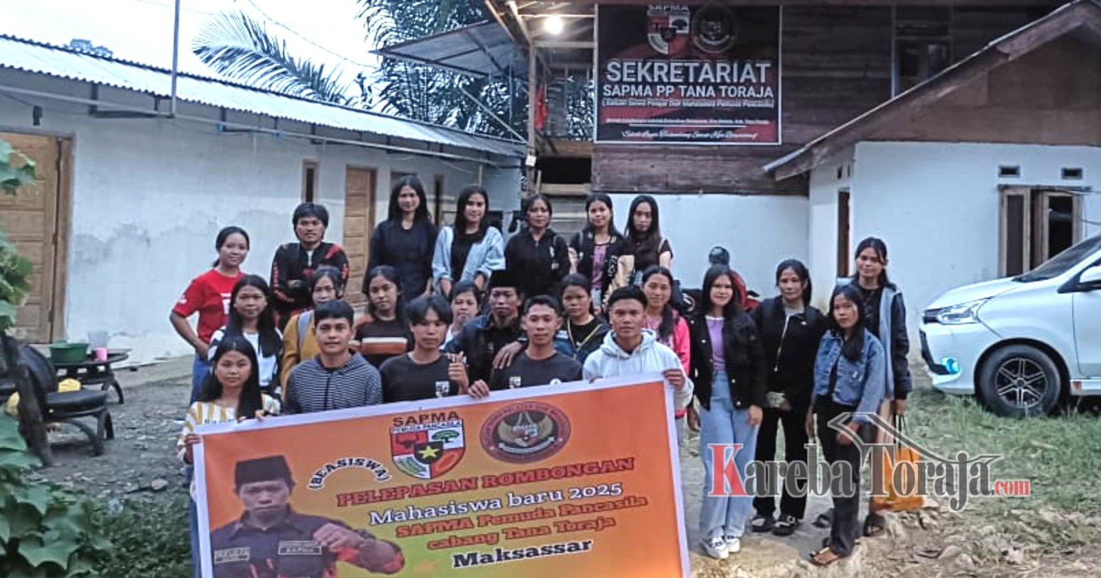 Ketiga Kalinya, Sapma Pemuda Pancasila Kirim 23 Anak Tana Toraja Kuliah Gratis Ke Makassar