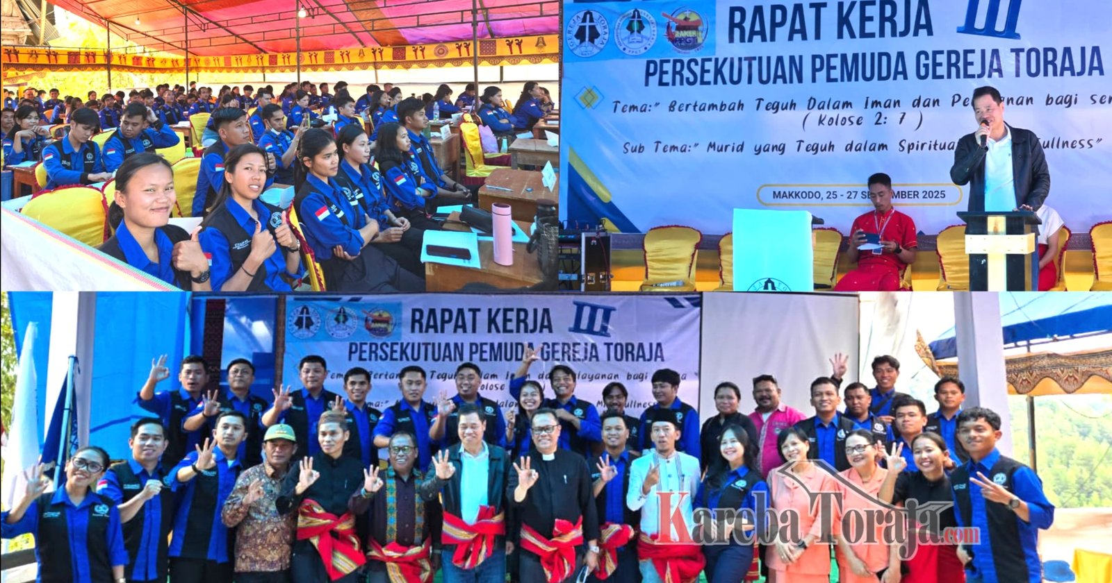 Hadiri Raker III PPGT, Wabup Erianto: Pemuda Adalah Aset Penting Pembangunan Daerah