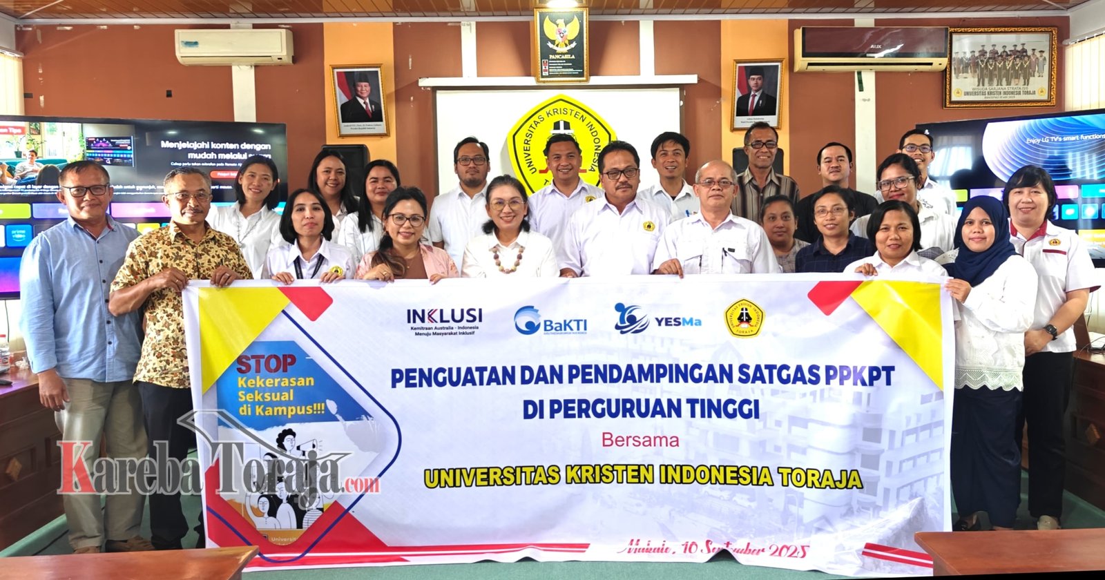 UKI Toraja dan YESMa Susun SOP Satgas Pencegahan dan Penanganan Kekerasan di Perguruan Tinggi