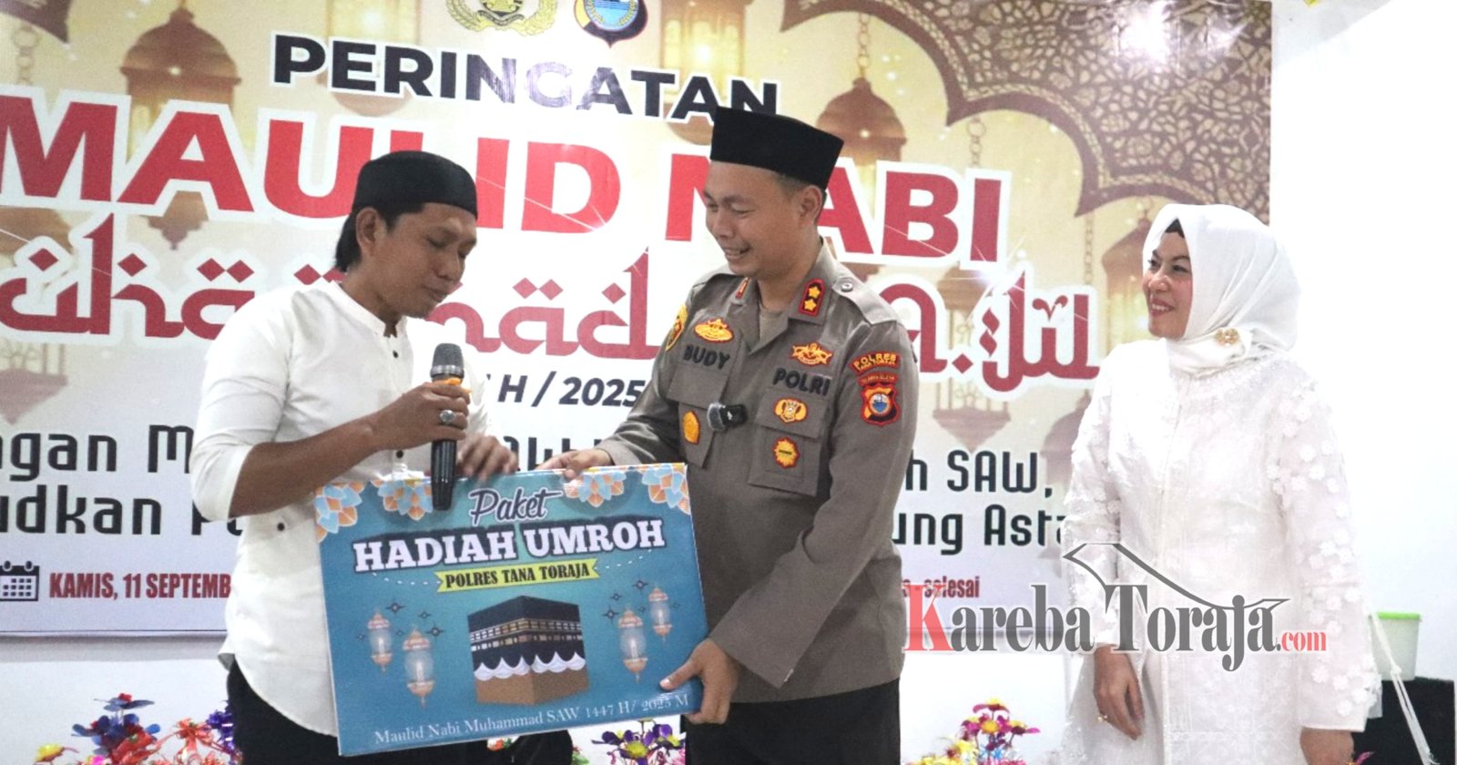 Peringati Maulid Nabi Muhammad, Kapolres Tana Toraja: Momentum Tanamkan Nilai-Nilai Keteladanan