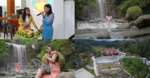 Melihat Keindahan Air Terjun Sarambu Bumbun Lewat Video Klip Single Terbaru Dian Novita Bungalangan
