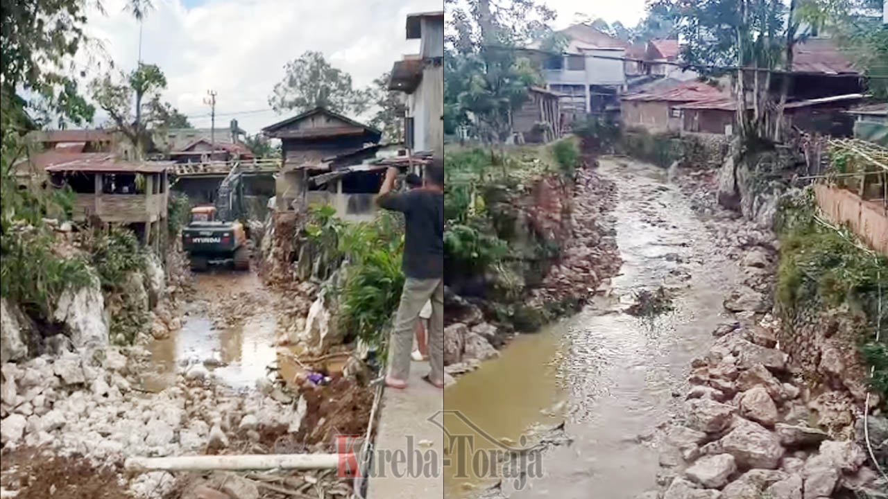 Revitalisasi Salu Tangnga’ Dimulai, Bupati Minta Warga Bongkar Sendiri Bangunannya yang Menjorok ke Sungai