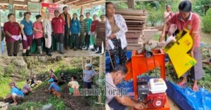 Eko Wisata Berbasis Pekarangan, Dosen UKI Toraja Bina Dasa Wisma Paratta Manfaatkan Mesin Pencacah Rumput