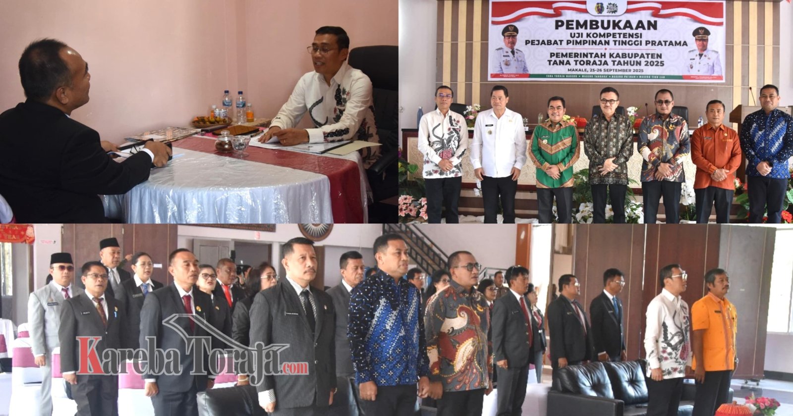 Rektor UKI Toraja Salah Satu Tim Seleksi Uji Kompetensi Pejabat Pimpinan Tinggi Pratama Tana Toraja