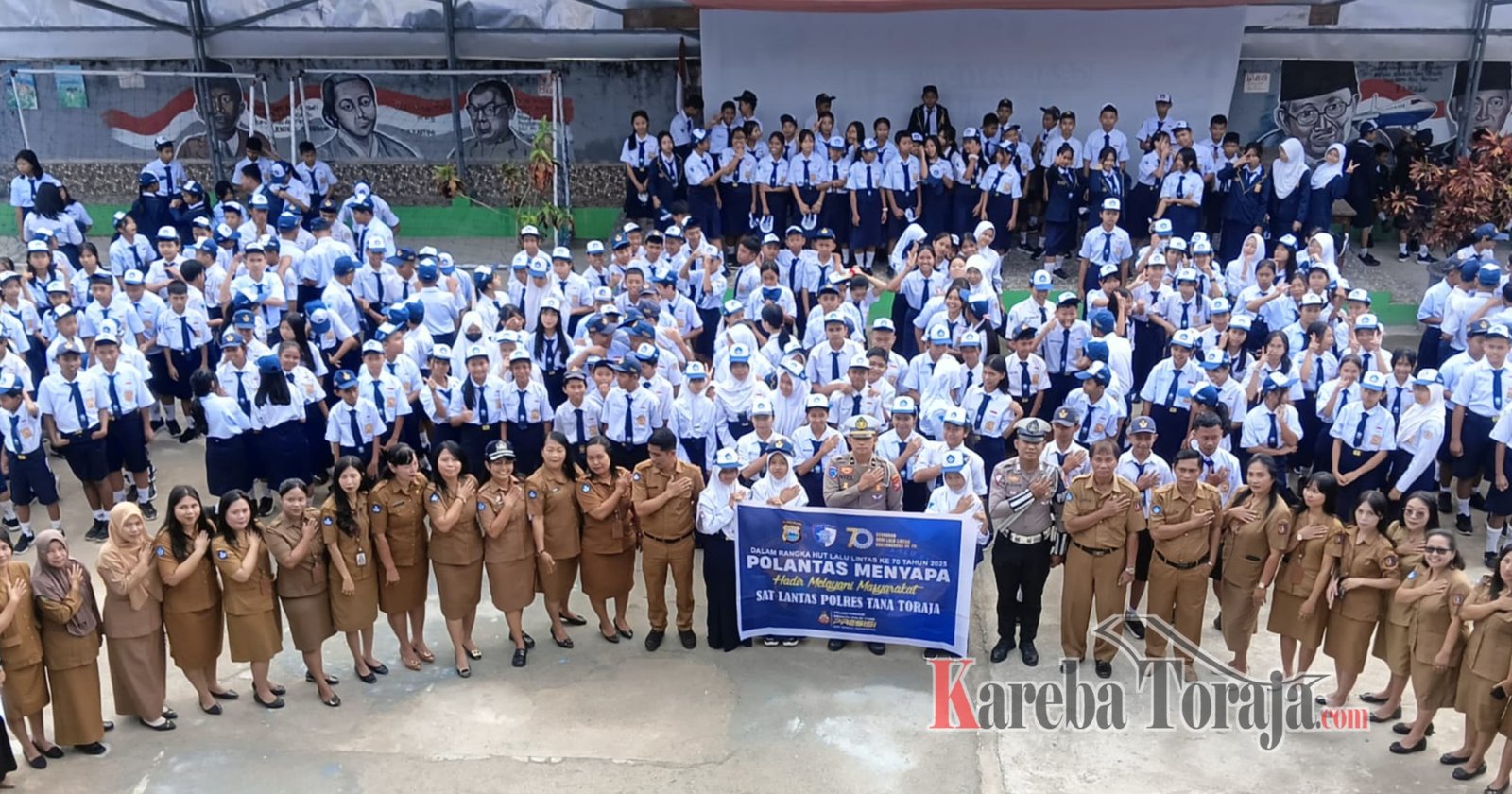 Polres Tana Toraja Gencarkan Edukasi Keselamatan Lalu Lintas bagi Anak Sekolah Lewat Program “Police Go To School”