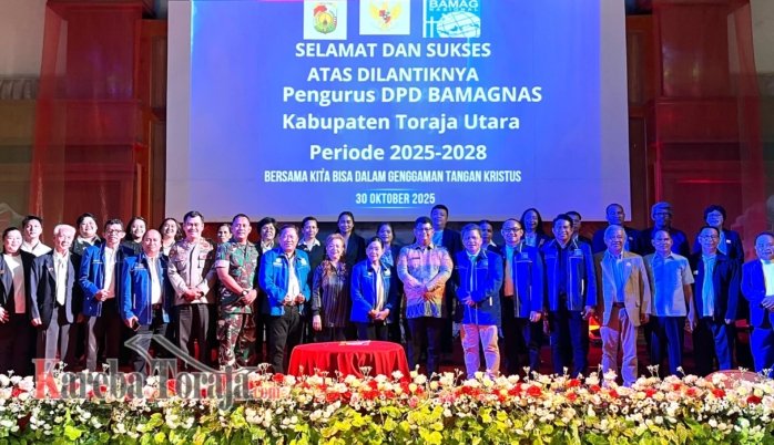 Pengurus Badan Musyawarah Antar Gereja ( BAMAG) Nasional Toraja Utara Resmi  Dilantik - Kareba Toraja