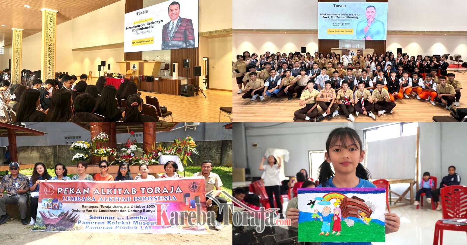 Hari Kedua Pekan Alkitab Toraja, Diisi Seminar Kebangsaan, Literasi Digital serta Lomba Mewarnai